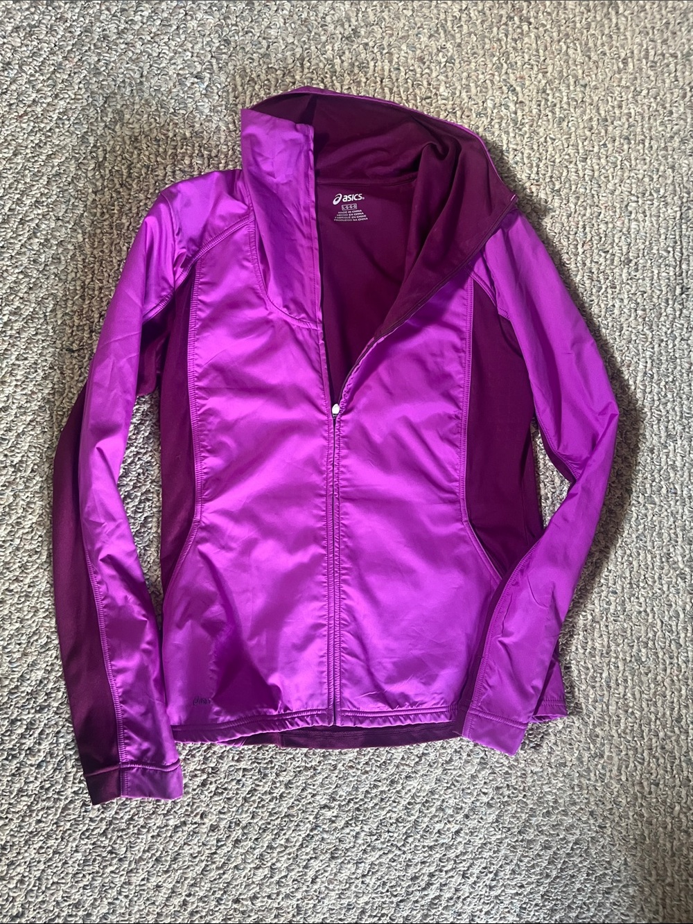 ASICS Women's Bright Magenta Full-Zip Utility Jacket